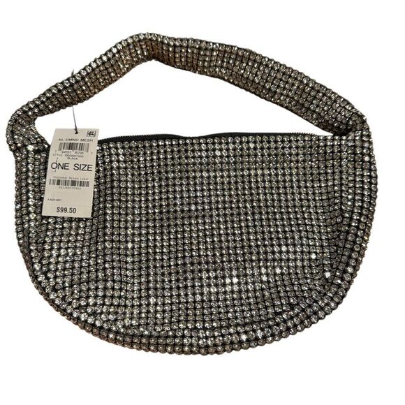 INC International Concepts Small Diamond Mesh Hobo - Picture 1 of 8